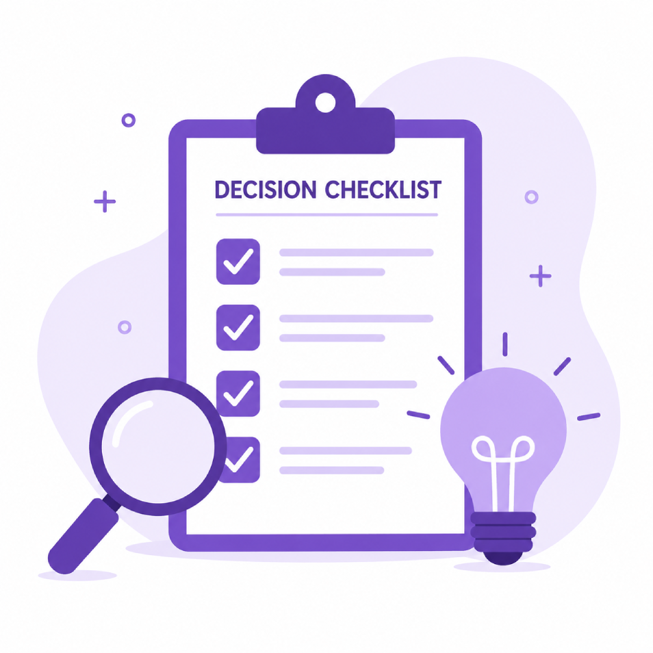 Checklist for choosing the right AI tools for small businesses