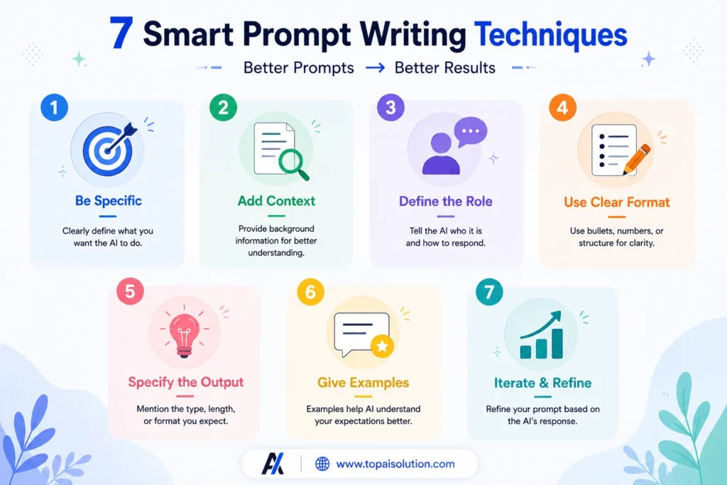 Seven techniques for writing better ChatGPT prompts