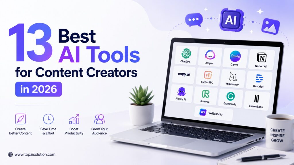 13 Best AI Tools for Content Creators in 2026