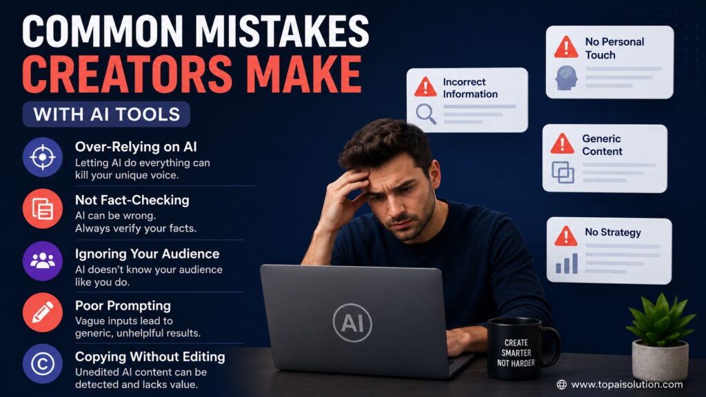 Common Mistakes Creators Make With AI Tools
