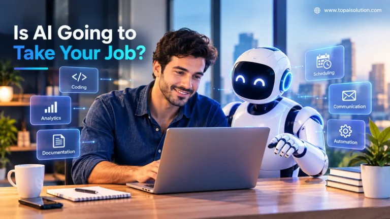 AI and human working together in the modern workplace